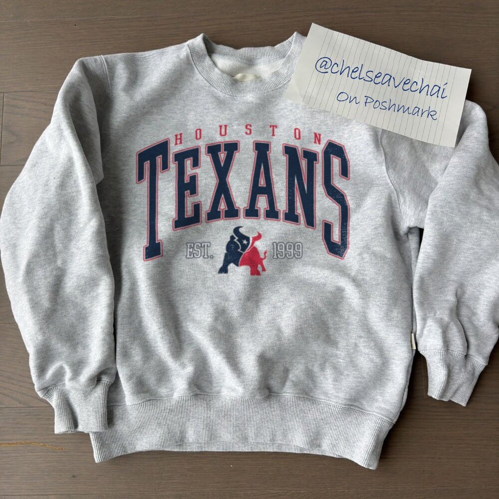 Vintage Houston Texans Sweatshirt, Retro Houston Texans Football NFL Shirt Tee